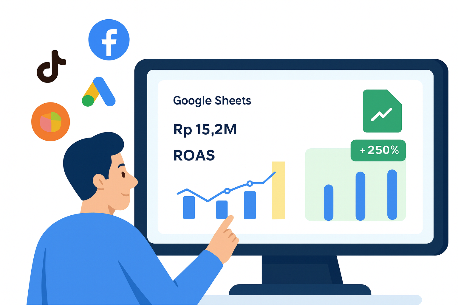 DataBridge.id - Tarik data iklan ke Google Sheets dalam hitungan menit